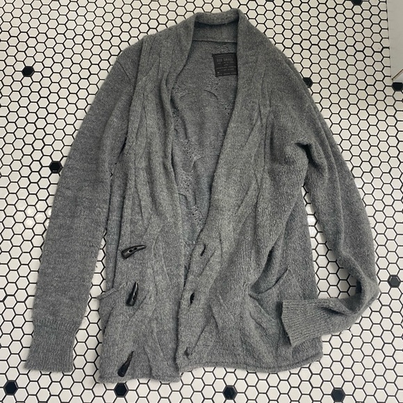 All Saints Sweaters - All saints spitalfields wool blend cardigan size small